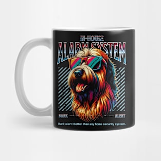 Bark Alert Briard Dog Mug